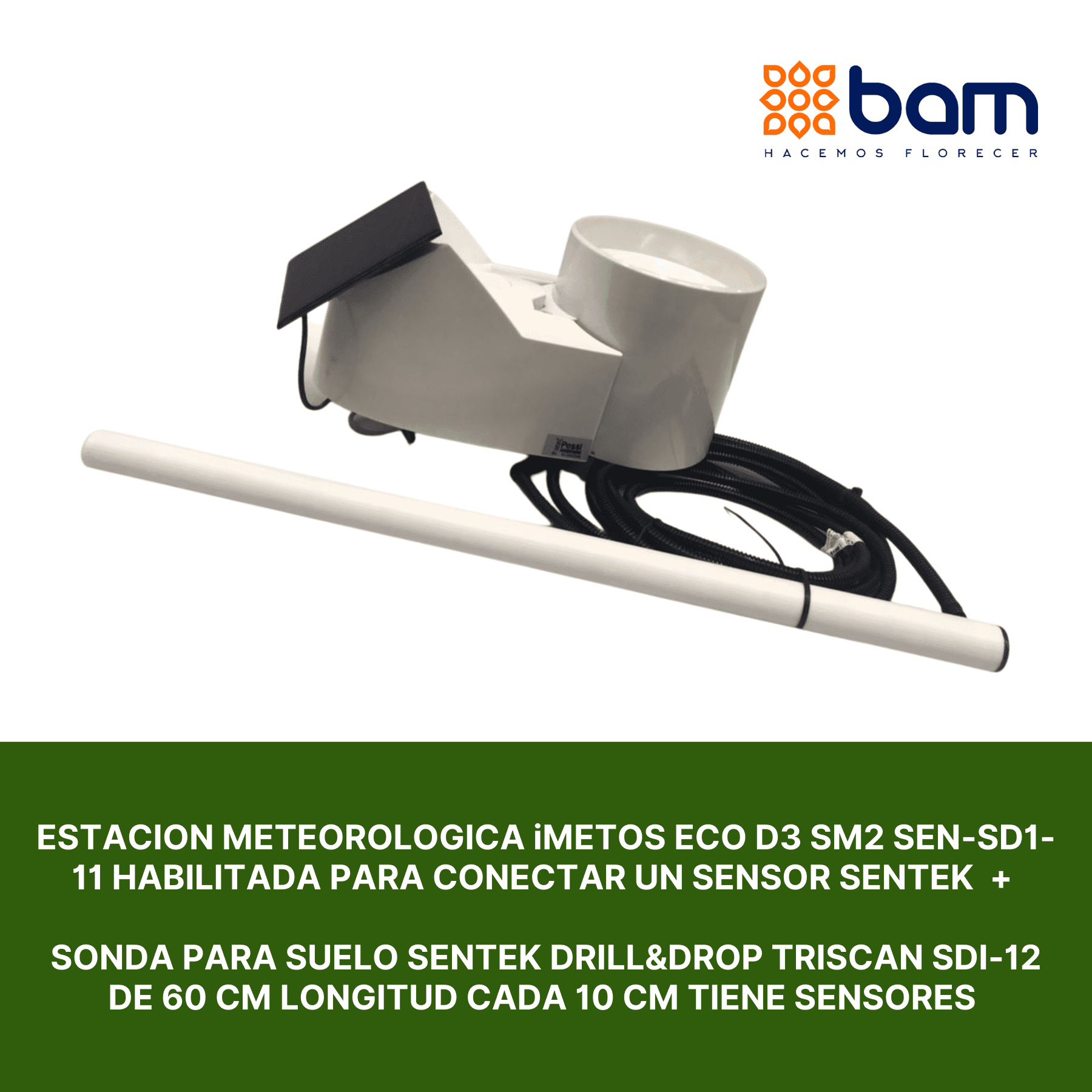 Combo Estación Meteorológica + Sonda para Suelo Sentek | Croper